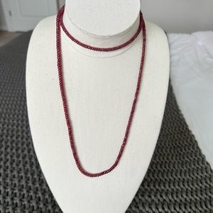 Crystal beads necklace